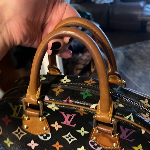 Updated Photos 📸 Louis Vuitton Trouville Takashi Murakami Multi-Color Bag - Picture 14 of 14